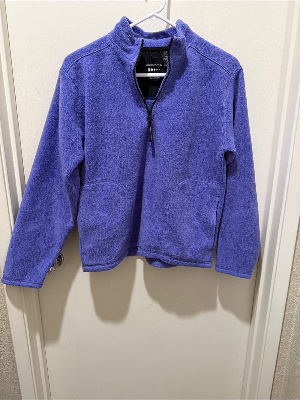 Prospirit Kids Purple Half-Zip Fleece Jacket